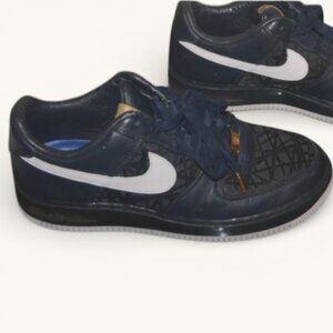 Nike Air Force 1 Supreme Max Air Birds Nest Navy 318772-411 Mens 10.5 Rare